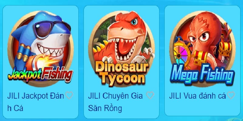 Các sản phẩm game hấp dẫn của nhà cung cấp JILI